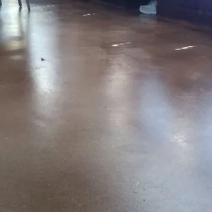 Be careful on the floors!