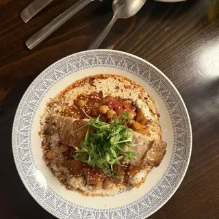 Roasted Butternut Squash & Garbanzo Tajine