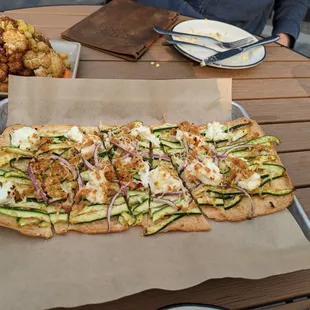 Zucchini Flatbread