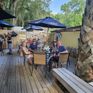 Patio dining. Really pleasant.