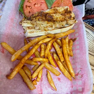 Blackened Haddock Sandwich