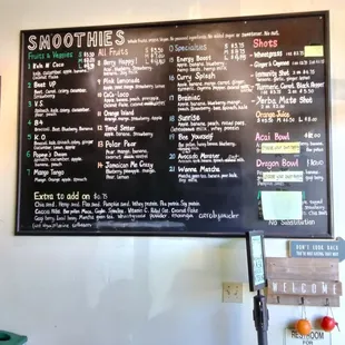 Menu as of today, February 12, 2022