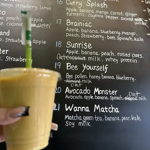 BEE YOURSELF, sub blueberries for mango