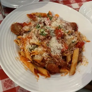 Penne with Sausage and Peppers