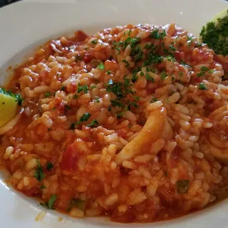 Risotto con Gamberi e Calamari