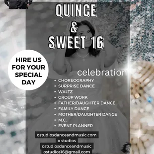 need a choreographer for your special day.. hire us. we can do media and dj.  set up a consultation.