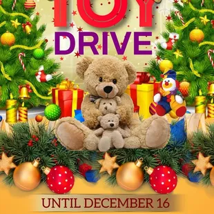 6th Annual Toy Drive supporting Alameda County Fire Dept and SS-TMoney! Ends Saturday, Dec 16th!