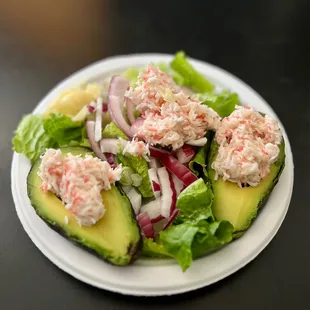 Ordering their crab salad and eating it through the week!