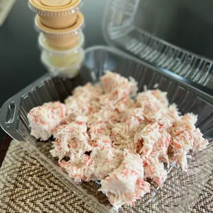 They were so nice and let me order just the crab salad to take home for my dinner.  Thanks!