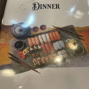 Front cover menu