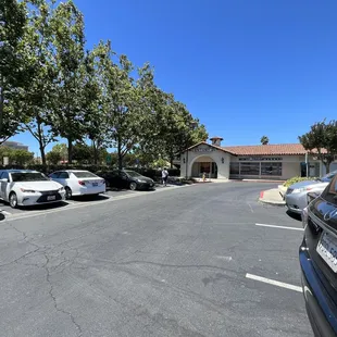 Outside parking structure