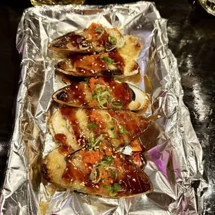 Baked Mussels