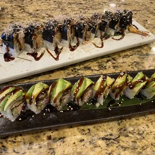 Super Dragon Roll and Caterpillar Roll again