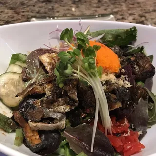 Salmon Skin Salad