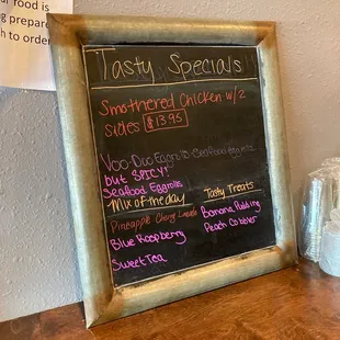 Daily Specials Board