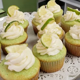 Key lime muffins