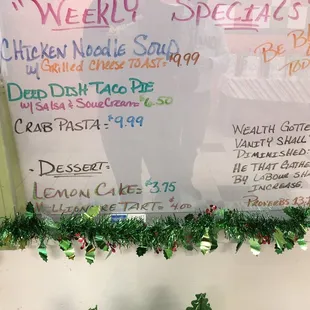 Yummy specials!