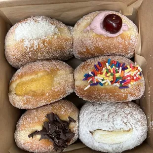 Assortment of filled malasdas