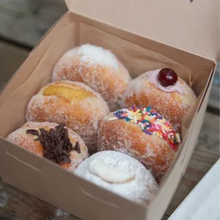 Assortment of filled malasdas