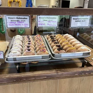 Assortment of filled malasdas