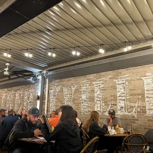 outdoor patio seating