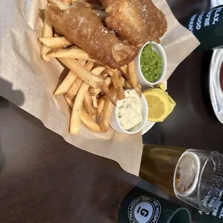 Proper Fish and Chips Plate