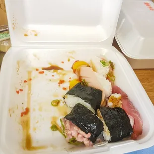 My sushi order. $57.11 !!!
