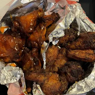 fried chicken, chicken, fried chicken wings, chicken wings and fried chicken, bbq chicken, food, chicken wings, bbq wings, poultry