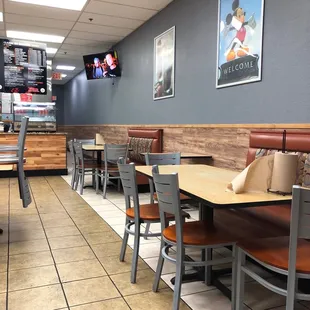 tables and chairs