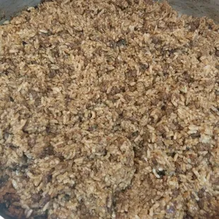 Homemade rice dressing