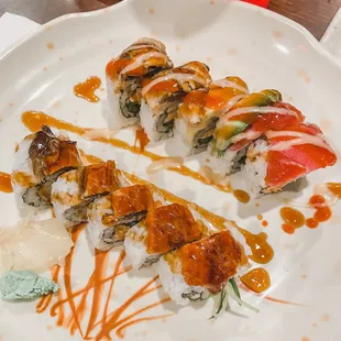 Dancing Eel Roll &amp; Mexican Roll