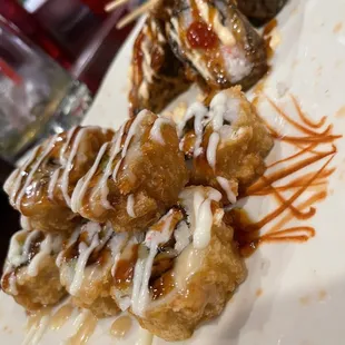 Delicious deep fried rolls!
