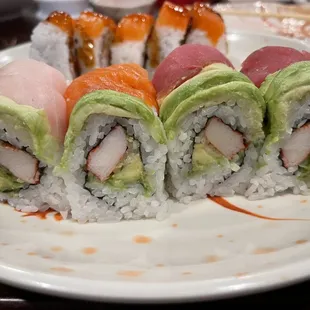 Rainbow roll!