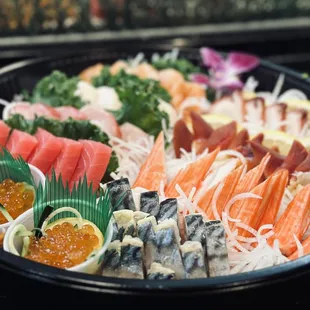  a variety of sushi