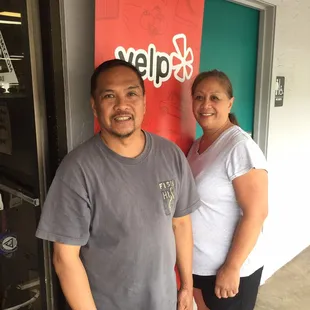 Here we are! At another great Yelp event! I am so ready to learn Self Defense!