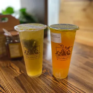 #T10 Golden Mango Oolong Tea and #T5 PaoChung Tea