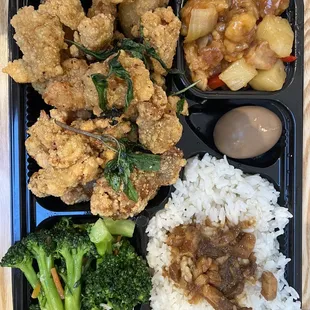 #R4. Popcorn Chicken Bento
