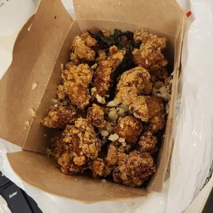 Garlic Popcorn Chicken