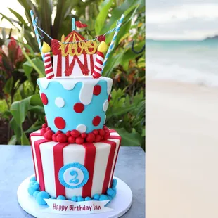 Circus theme cake