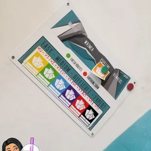 Yellow-beginner, black-advanced