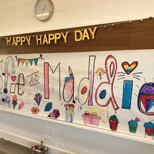 Birthday Coloring Banner