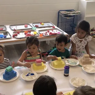 Sponge Cake Sculptures were a huge hit