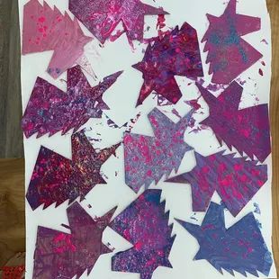 Abstract art unicorn wall hangings