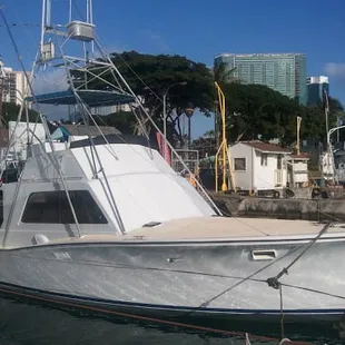 Charter fishing boat