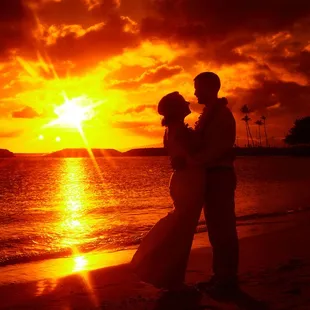 Magic Island sunset.