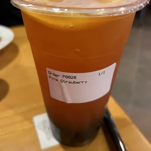 Pina strawberry tea