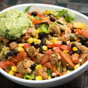 Build your own burrito bowl with the freshest of ingredients.