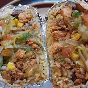 Grilled  chicken  burrito  8.25 $