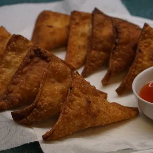 Crab won ton for dinner (ohh-wee) thanks to OAHU noodle factory for won ton. *4/26/2021