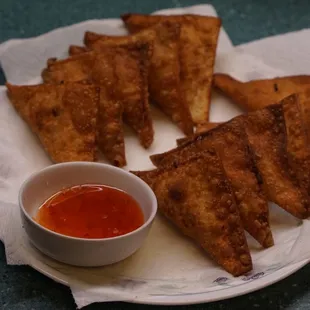 Made some Crab won ton @ Home ohh-wee *4/26/2021